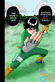 Rock Lee colored manga (Done by me) : r/Naruto