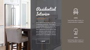 Sehen sie sich ergebnisse an für design and interior Cozy Home Interior Company Profile Ppt Template Construction