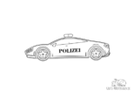 Ein weiteres bild von polizeiauto ausmalbild: Polizeiauto Mit Blaulicht Ausmalbild Nadines Ausmalbilder
