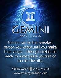 My Friends Are Always Joking That They Do Not Want To Get In A Fight With Me It Takes A Lot To Get Me There But Once I M Gemini Horoscope Gemini
