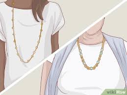 How to measure a womans necklace. How To Choose The Right Necklace Length 11 Steps With Pictures