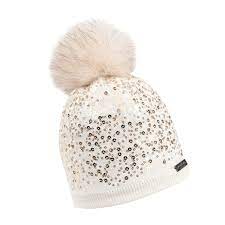 Greek fisherman's cap (also known as a breton cap or a fiddler's cap) international cap; Norton Ladies Exclusive Knitted Wool Cap With Paillettes And Pompom Online Hatshop For Hats Caps Headbands Glov