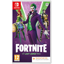 The game loads after a minute or two, and eventually you're shown a welcome screen. Fortnite The Last Laugh Nintendo Switch Game Code In A Box Shop4ae Com