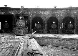 The Midland Railroad Roundhouse In Colorado City 1900 Building Still Stands Now Houses Van Briggle Art Colorado City Midland Colorado