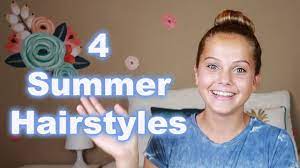 5 Easy Cute Summer Hairstyles Marissa And Brookie Summer Hairstyles Diy Hairstyles Easy Hairstyles