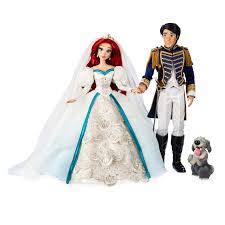 The Disney Store Proudly Presents Our Limited Edition Doll Set Celebrating The 30th Anniversary Of Disney Wedding Doll Disney Princess Dolls The Little Mermaid