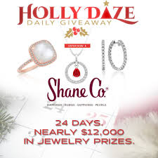 Ooooh Love Free Bling Check Out This Beautiful Jewelry Giveaway From Shane Co Holly Daze Absolutely Stunning Jewe Jewelry Giveaway Holiday Bling Shane Co
