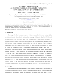 pdf study of ground band about the nuclear structure