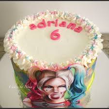 Harley quinn themed birthday cake! Cakesbynona On Twitter Harley Quinn Swiss Merengue Buttercream Themed Bday Cake Harleyquinncake Harleyquinn Kidscake Pastelesinfantiles Bestcakes Losmejorespasteles Customizedcakes Pastelespersonalizados Cakesbynona Cakesbynonamex Https