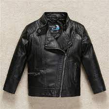 Budermmy 2019 Autumn Winter Brand Leather Jackets For Girls Children Outerwear Kids Clothes Motorcycle Jacket 3 11y Boys Coats Kids Outerwear Clothes Boys Coat