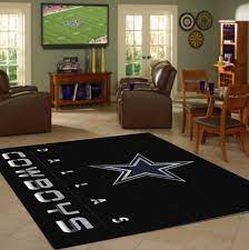 Dallas Cowboys Chrome Rug Black Cowboy Rugs Dallas Cowboys Decor Dallas Cowboys Room