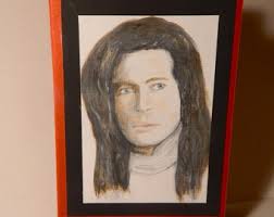 Vampire Gothic Greeting Card . Brad Pitt "louis"