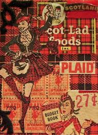 Bits And Pieces Song Scotland Plaid Decoupage Tartan Plaid Scottish Plaid Vintage Plaid