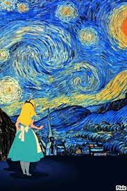 Alice In Wonderland Alice In Wonderland Background Vincent Van Gogh Art Van Gogh Wallpaper