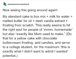Add a box of instant pudding: Baker Posts Simple But Effective Tips On How To Improve Your Cakes Laptrinhx