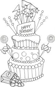 Happy Birthday Party Cake Coloring Page Happy Birthday Coloring Pages Birthday Coloring Pages Happy Birthday Drawings
