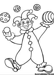 Ausmalbilder Clown Clown Art Holiday
