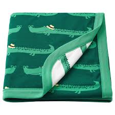 Rorande Blanket Crocodile Green 80x100 Cm Ikea Ikea Baby Baby Blanket Comforters Cozy