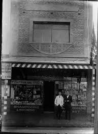 Darebin Heritage Norman Outran Outside His Hairdressers Shop C 1930s Melbourne Suburbs Melbourne Victoria Old Photos