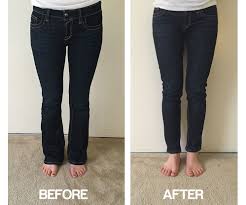 Do your pants flatten out your rear? Transform Flares Into Skinny Jeans 9 Steps With Pictures Instructables