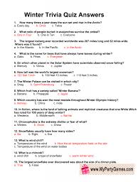 This post was created by a member of the buzzfeed commun. Snow Trivia Questions And Answers Printable Printable Questions And Answers