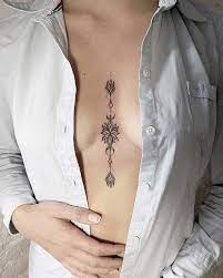 23 Stunning Sternum Tattoo Ideas For Bold Women Page 2 Of 2 Stayglam Chest Tattoos For Women Spine Tattoos For Women Sleeve Tattoos For Women