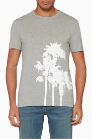 Shop Banana Republic Grey Vintage Graphic T Shirt For Men