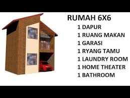 Khusus nya pada bagian tangga soalnya dengan perubahan kecil ini saja sudah dapat menggantikan denah awal rumah. Ep6 Inspirasi Desain Rumah Minimalis 6x6 M Split Level Youtube Rumah Minimalis Desain Rumah Minimalis Rumah