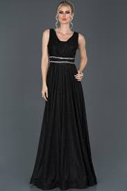 Siyah Uzun Simli Kolsuz Abiye Elbise Abu960 2020 The Dress Elbise Modelleri Moda Stilleri