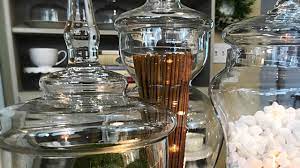 Let's just say it needed a little sprucing up. forgive me if you live near me and happened to drop off your little handpainted christmas jar at the goodwill. How To Decorate Using Apothecary Jars By Adding Vase Fillers From Dollar Tree Home Decor Youtube