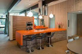 Browse our collection of backless, wooden, and leather counter height stools to bring functionality to any kitchen counter stool height: Elegance And Impact With Midcentury Modern European Kitchen Design Ideas Best Online Cabinets