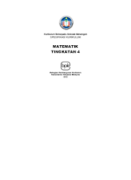 Matematik Tingkatan 4