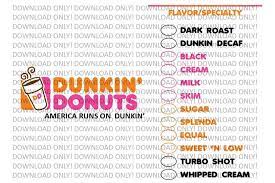 Dunkie junkie coffee cup and doughnut donut svg layered file download svgbysy 5 out of 5 stars (465) $ 1.99. Dunkin Donuts Svg For Silhouette Or Cricut Dunkin Dunkin Donuts Dunkin Donuts Coffee Cup