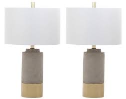 S 2 Welbon Table Lamps Gray Gold In 2020 Grey Table Lamps Brown Table Lamps Table Lamp