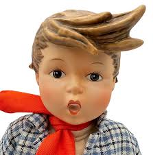 Buy M.J. Hummel Goebel 15" Birthday Serenade Boy Doll Vtg 80s Porcelain W/  Accordion Online in India