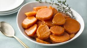 Creamy polenta spiked with roasted sweet potatoes and roasted garlic. Classic Candied Sweet Potatoes Recipe Bettycrocker Com
