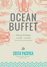 Seafood Restaurant Promotion A4 Flyer Restaurant Promotions Seafood Restaurant Menu Layout