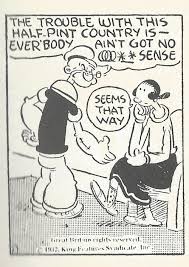 Seems That Way November 19 1932 By E C Segar Popeye Cartoon Popeye The Sailor Man Popeye