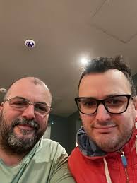 Three great Sportsmen having a quiet drink