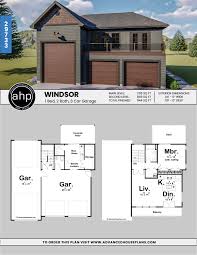 Garage apartment floor plans range in size and layout, and typically feature a kitchen area, a living space and one or more bedrooms. Craftsman Style Apartment Garage Windsor Carriage House Plans Garage Guest House Garage Floor Plans
