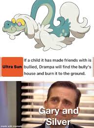 »burn it to the ground« is from our collection at waste of time. My First Meme Pokemon