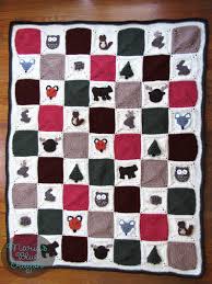 Woodland Granny Square Afghan Free Crochet Pattern Marias