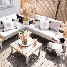 Garten Lounge Set Malibu 1 Tisch 2 Sofas Mit Auflagen Danisches Bettenlager Garten Lounge Garten Lounge Set 2er Sofa