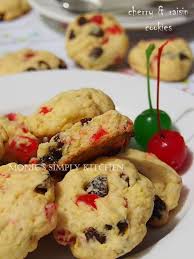 Cherry Raisin Cookies Easy Resep Biskuit Makanan Resep