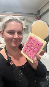 The making of a ceramic poptart- stay tuned for other deliscous pop foods!  #ceramics #poptarts #clayart #maximalist #artistatiktok #ceramicsoftiktok  #dopaminedecor #kilnmagic #emergingart #popartvibes ...