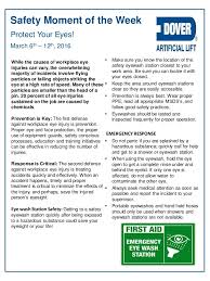 Dover Als Safety Moment Of The Week 07 Mar 2016 Safety Moment Topics Health And Safety Poster Workplace Safety