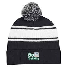 Because this is such a quick knitting pattern, it's also a perfect charity knitting project. Black White Two Tone Knit Pom Pom Beanie Positive Promotions