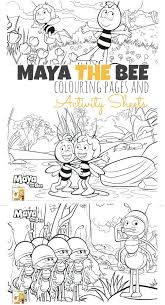 33 bee movie coloring pages to print off and color. Maya The Bee Colouring Pages And Activity Sheets