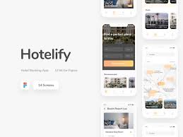65% tourists reserve a hotel room for the same day via booking apps. Hotelify Hotel Booking App For Figma Download Free Ui Kit