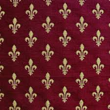 Maybe you would like to learn more about one of these? Celtic Medieval Fleur De Lys Burgundy Tapestry Curtain And Upholstery Fabric Guinevere Medieval Fleur De Lys Burgundy From Loome Fabrics